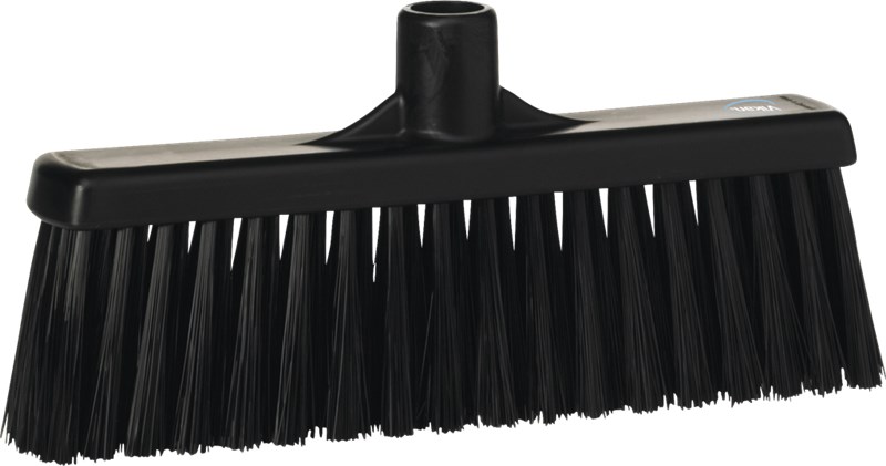 Vikan Broom w/ Straight Neck 310mm, Medium BLACK