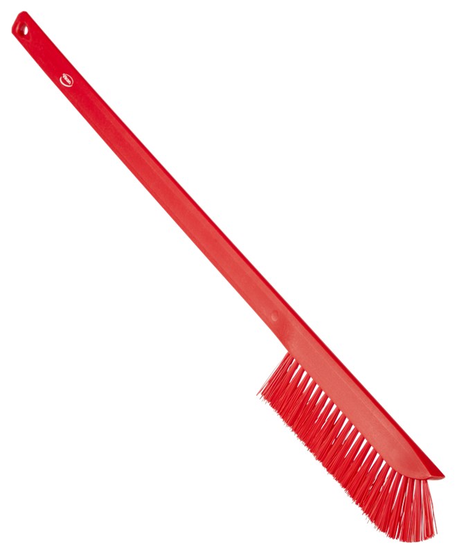 Vikan Ultra-Slim Cleaning Brush with Long Handle 600mm, Medium YELLOW