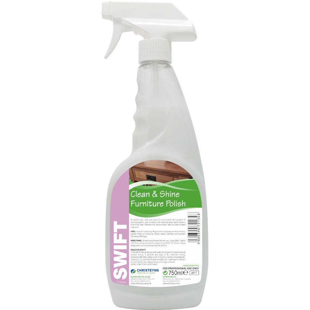 Christeyns SWIFT Furniture Polish 750ml