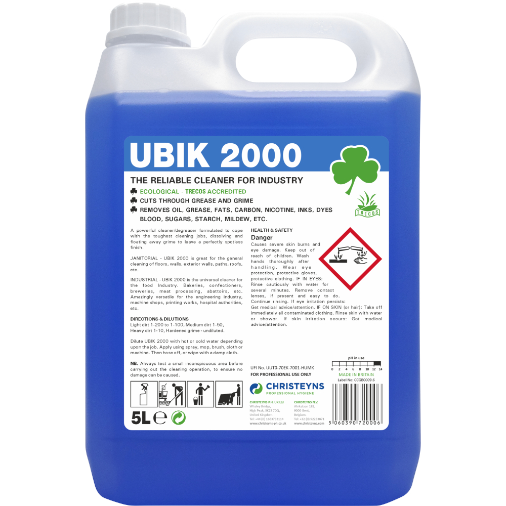Christeyns UBIK 2000 Degreaser 5L